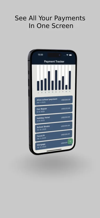 Simple Payment Tracker kuvakaappaus 5