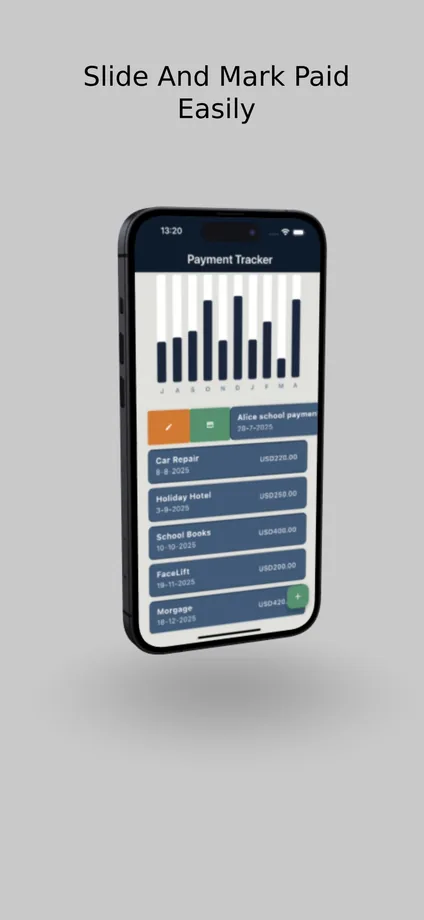 Simple Payment Tracker kuvakaappaus 8