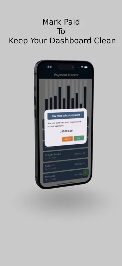 Simple Payment Tracker kuvakaappaus 9