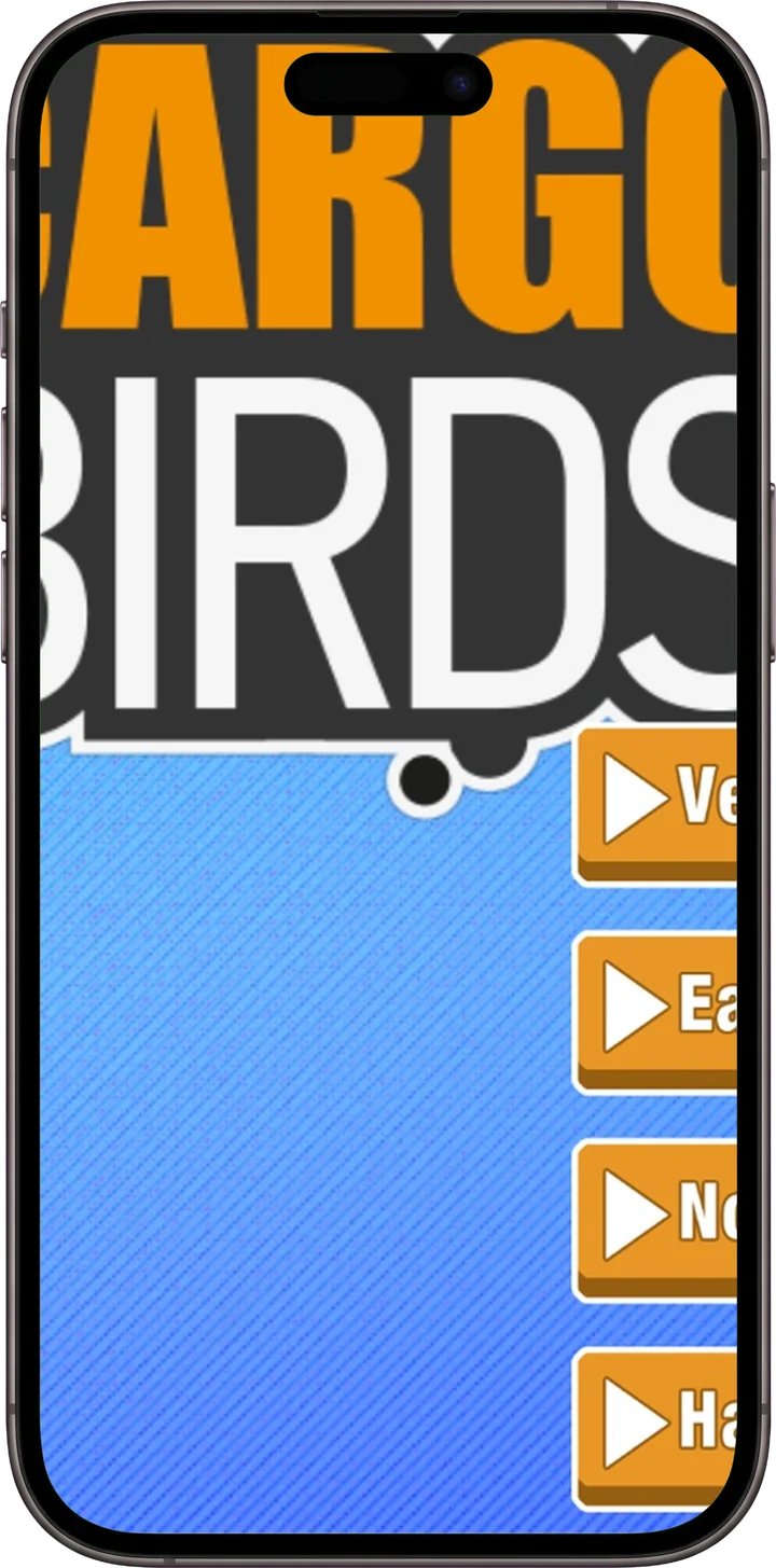Cargo Birds on an iPhone