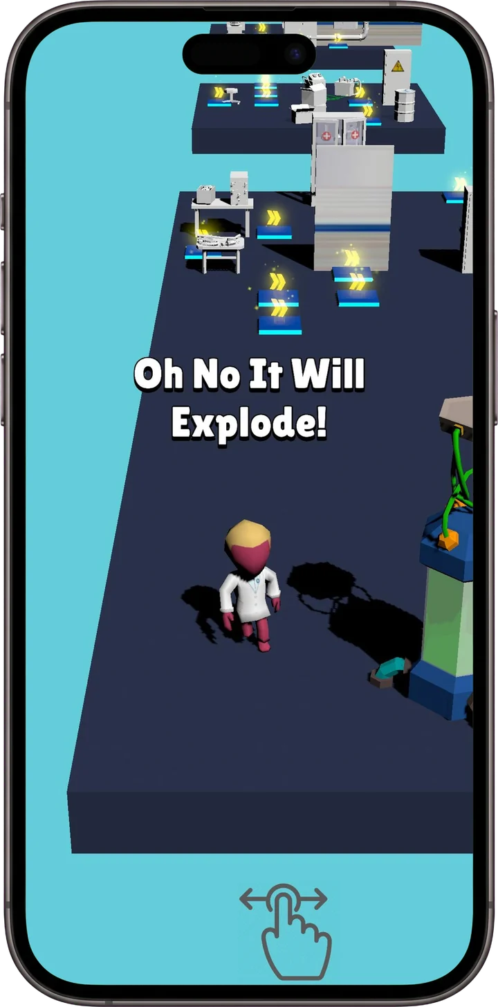 HyperRun on an iPhone