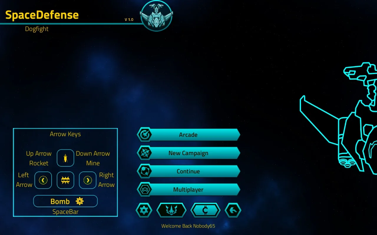 Space Defense Dogfight screenshot 1