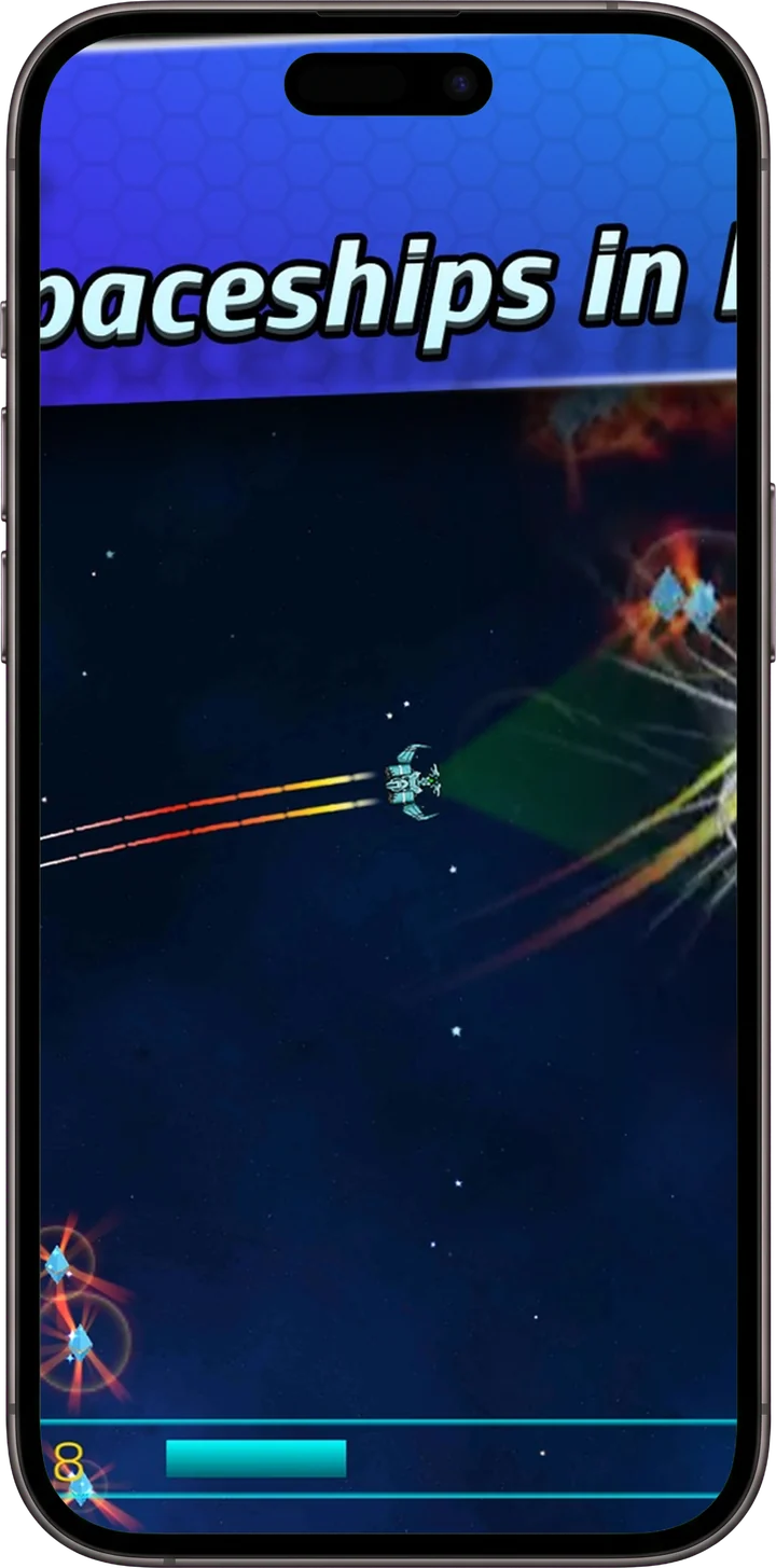 Space Defense on an iPhone